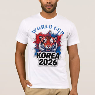 Zuid-Korea 2026 WK T-Shirt Korea Tijger Fan