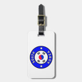 Zuid-Korea Bagagelabel (Voorkant verticaal)