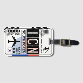 Zuid-Korea Bagagelabel
