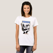Zuid-Korea Baseball Panda T-shirt (Voorkant volledig)