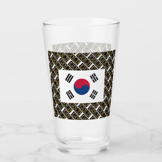 ZUID-KOREA BEER GLAS (Achterkant)