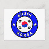 Zuid-Korea Briefkaart (Voorkant)