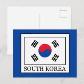 Zuid-Korea Briefkaart (Voorkant / Achterkant)
