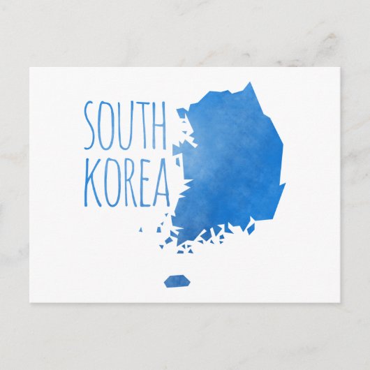 Zuid-Korea Briefkaart (Voorkant)