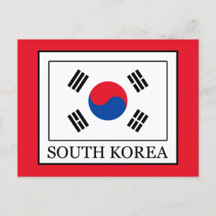 Zuid-Korea Briefkaart