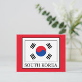 Zuid-Korea Briefkaart (Staand voorkant)