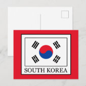 Zuid-Korea Briefkaart (Voorkant / Achterkant)
