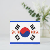 Zuid-Korea briefkaart (Staand voorkant)