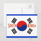 Zuid-Korea briefkaart (Voorkant / Achterkant)