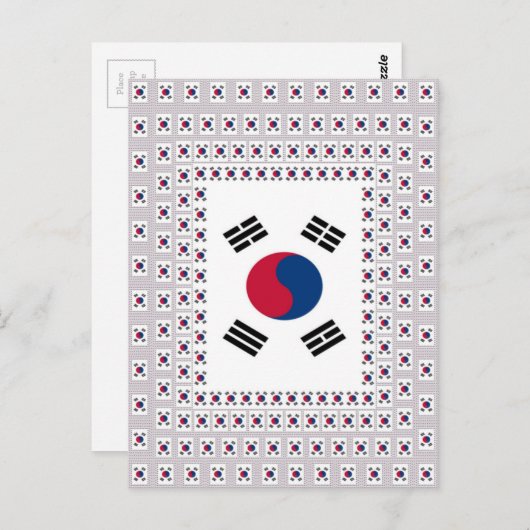  Zuid-Korea Briefkaart (Voorkant / Achterkant)