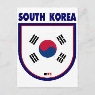 Zuid-Korea Briefkaart