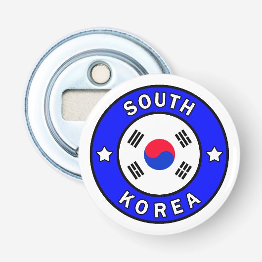 Zuid-Korea Button Flesopener (Voorkant)