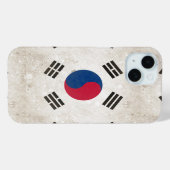 Zuid-Korea Case-Mate iPhone Case (Achterkant (horizontaal))