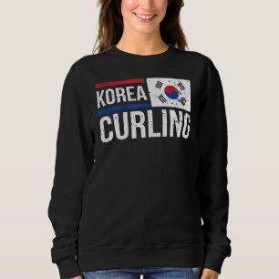 Zuid-Korea Curling Vlag Stone Sport Curler Skip T Trui