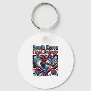 Zuid-Korea Doel Energie Skelet Aanvaller Naties B Sleutelhanger