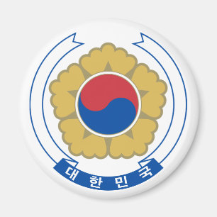 Zuid-Korea Embleem Magneet