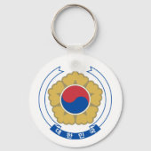 Zuid-Korea en Koreaanse wapenstilstand, vlag/mode Sleutelhanger (Voorkant)