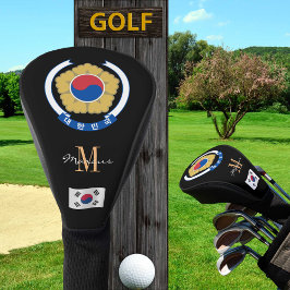 Zuid-Korea en vlaggengewijze Golfclubs - Hoesjes Golfheadcover