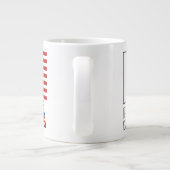 Zuid-Korea en VS Vlaggen Grote Koffiekop (Achterkant)