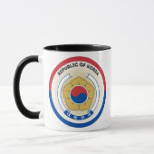 Zuid-Korea Erfgoed Embleem Mok (Links)