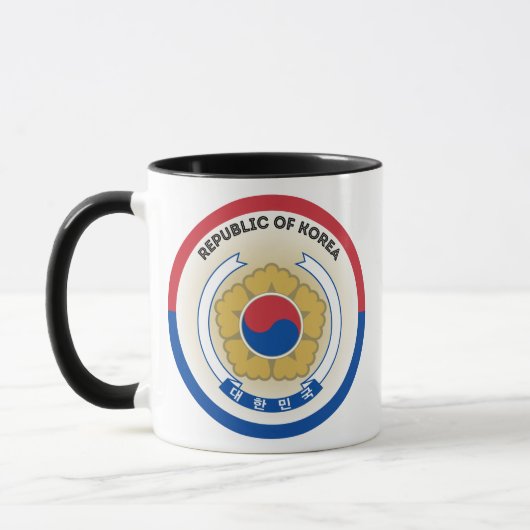 Zuid-Korea Erfgoed Embleem Mok (Links)