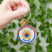 Zuid-Korea Erfgoed Embleem Sleutelhanger (Hand)