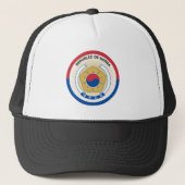 Zuid-Korea Erfgoed Embleem Trucker Pet (Voorkant)