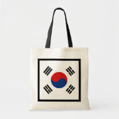 Zuid-Korea Flag Bag Tote Bag (Voorkant)