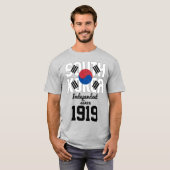 Zuid-Korea Flag Independence Celebration T-shirt (Voorkant volledig)