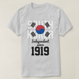 Zuid-Korea Flag Independence Celebration T-shirt