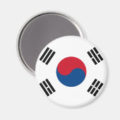 Zuid-Korea Flag Magnet (Voorkant / Achterkant)