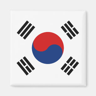 Zuid-Korea Flag Magnet