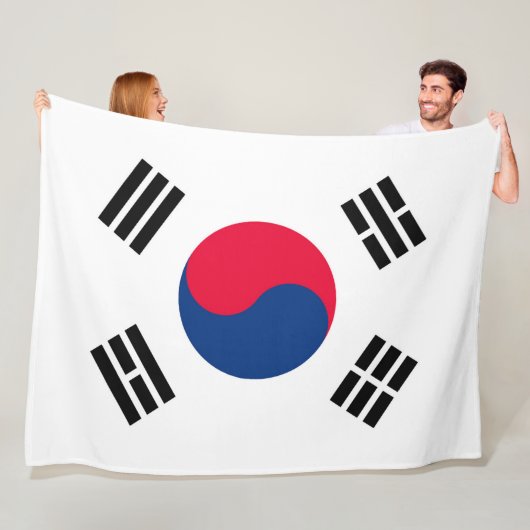 Zuid-Korea Fleece Deken (In situ)