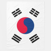 Zuid-Korea Fleece Deken (Voorkant)