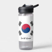 Zuid-Korea fles, patriottische Koreaanse vlag Waterfles (Links)