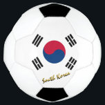 Zuid-Korea Football en Koreaanse vlag / sport Voetbal<br><div class="desc">Voetbal: voetbal van Zuid-Korea en Korea op maat - hou van mijn land,  favoriete team,  parkkampioenen,  patriotten / sportfans</div>