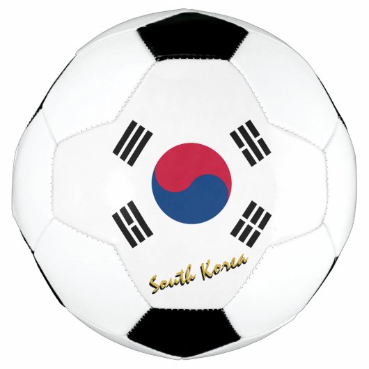 Zuid-Korea Football en Koreaanse vlag / sport Voetbal (Voorkant)