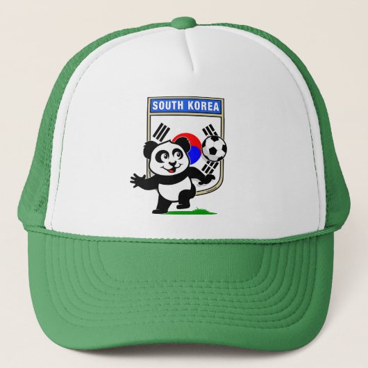Zuid-Korea Football Panda Trucker Pet (Voorkant)
