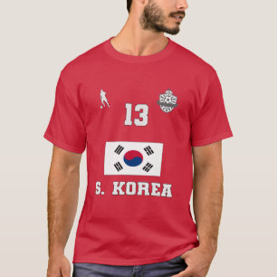 Zuid-Korea Football Voetbal Nationaal Team T-Shirt