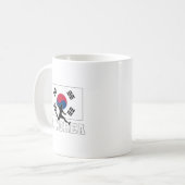 Zuid-Korea Football Voetbalteam Koffie Mok (Voorkant links)