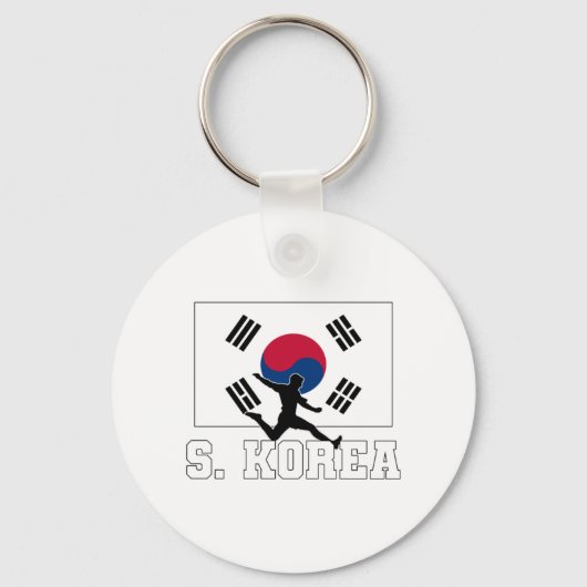Zuid-Korea Football Voetbalteam Sleutelhanger (Voorkant)