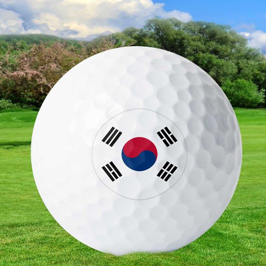 Zuid-Korea Golf Balls, Koreaanse vlaggenpatriotten Golfballen