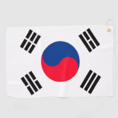 Zuid-Korea Golf Towel Golfhanddoek (Horizontaal)