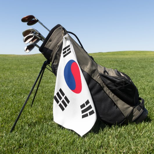 Zuid-Korea Golf Towel Golfhanddoek (Groen)