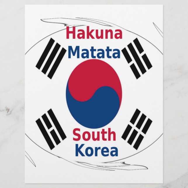 Zuid-Korea Hakuna Matata (Voorkant)