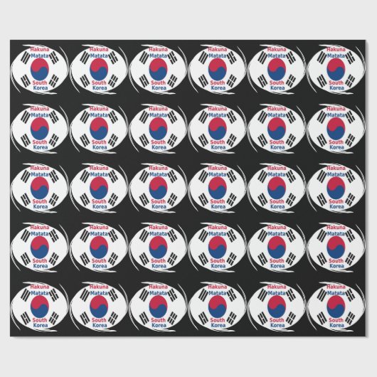 Zuid-Korea Hakuna Matata Art Print/Graphic Cadeaupapier (Vlak)