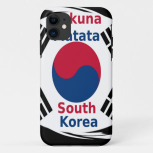 Zuid-Korea Hakuna Matata Art Print/Graphic Case-Mate iPhone Case