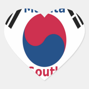 Zuid-Korea Hakuna Matata Art Print/Graphic Hart Sticker