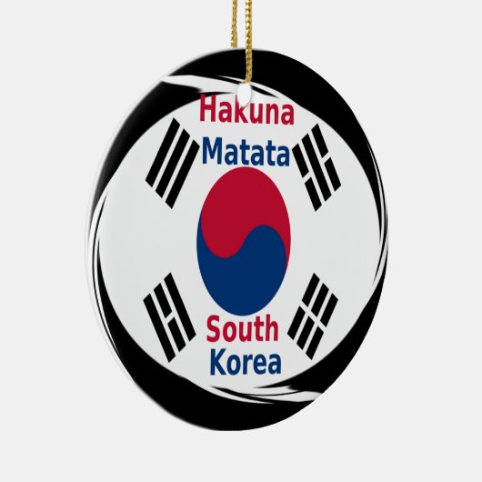 Zuid-Korea Hakuna Matata Art Print/Graphic Keramisch Ornament (Rechts)