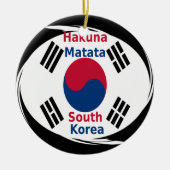Zuid-Korea Hakuna Matata Art Print/Graphic Keramisch Ornament (Voorkant)